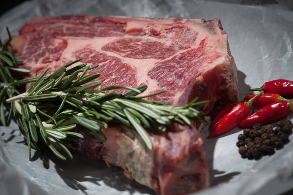 Steak on a plate