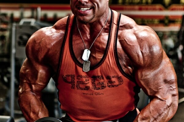 You'll need a little extra boost in addition to hard work to get shoulders like this.