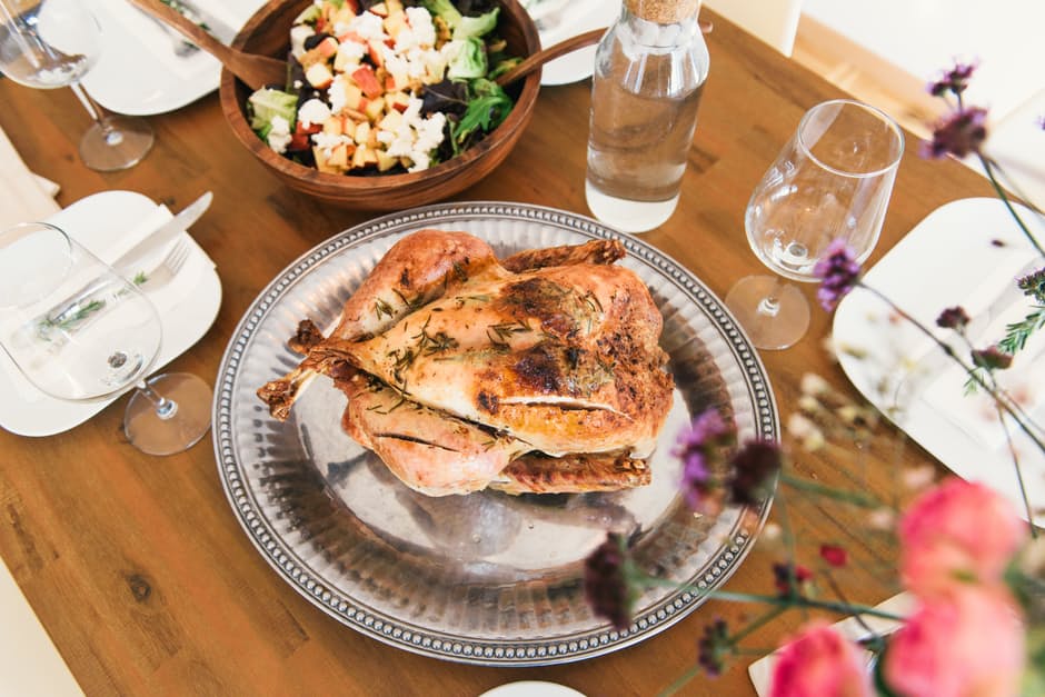 Healthy food on a plate