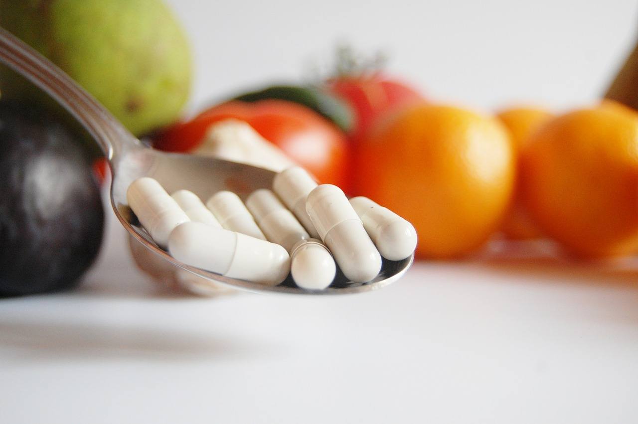 Pills in a spoon