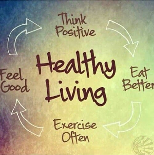 Healthy living quote
