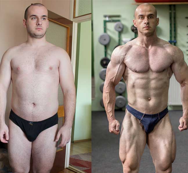 Bodybuilding transformation