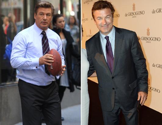 Alec Baldwin - before and after weight loss