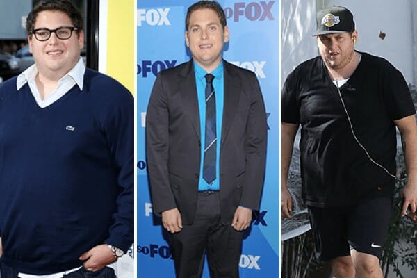 Jonah Hill - before and after weight loss