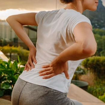 person with a back-injury