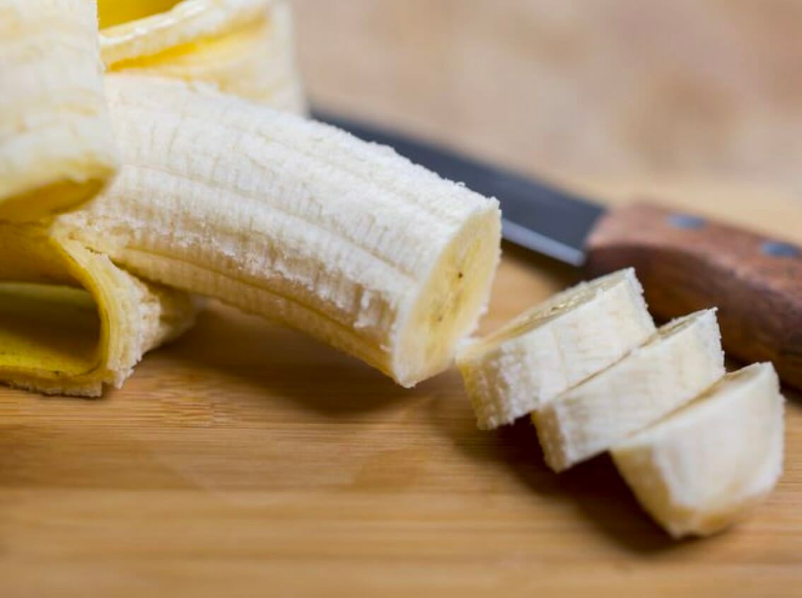 chopped banana