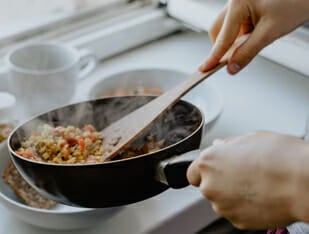 Person cooking