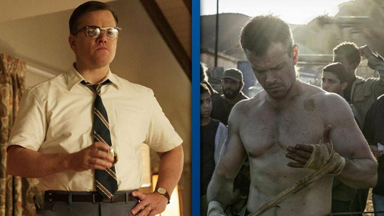 Matt Damon Weight loos before and after