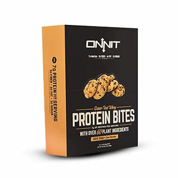 Onnit Protein Bites on a white background