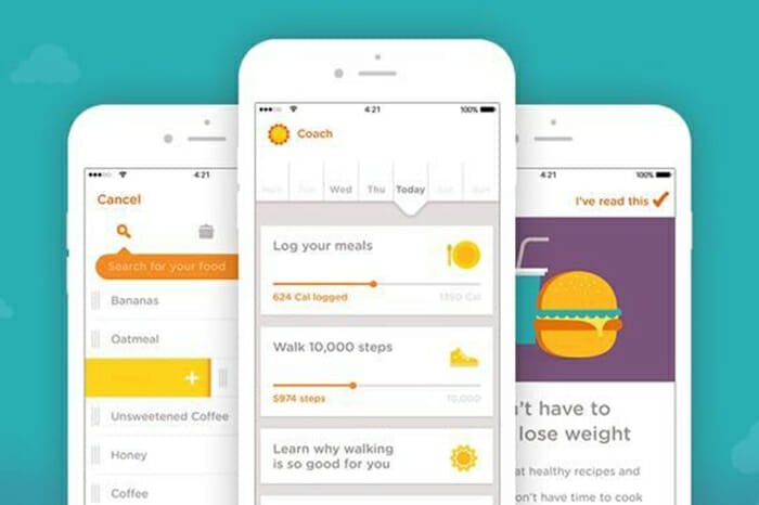 Noom App, noom vs myfitnesspal