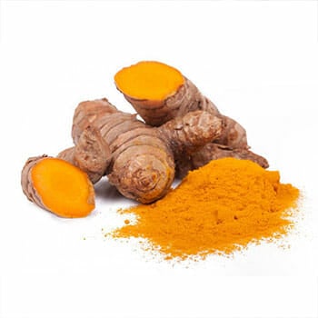 raw turmeric that's turn to powder