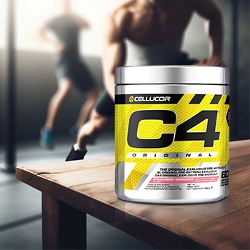 C4 original pre-workout supplement CTA container product