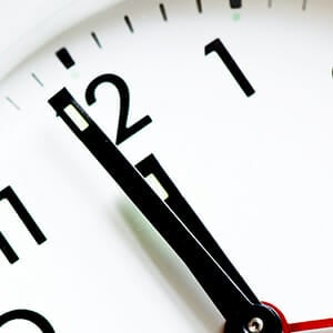 Clock Showing Time