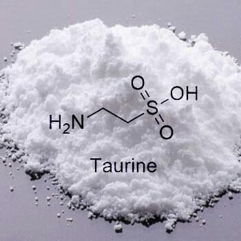 Close up shot of Taurine