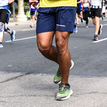 man running for long distance