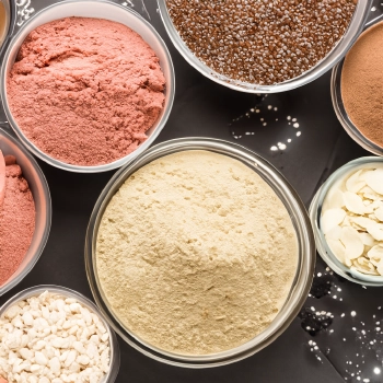 Different types of ingredients for protein powder