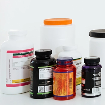 Different container packaging of supplements