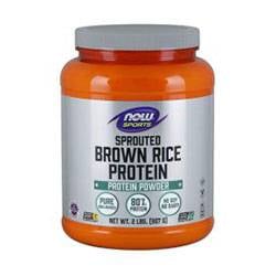 NOW Sports Sprouted Brown Rice Protein Powder