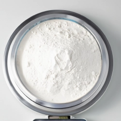 A top view of a pre-workout powder in a scoop