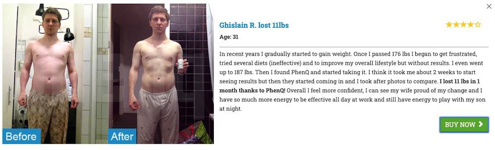 Phenq testimonial