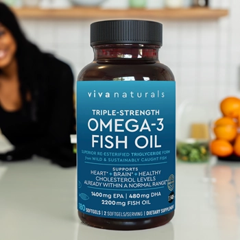 CTA of Viva Naturals Triple-Strength Omega-3 Fish Oil (Best for Muscle Recovery)
