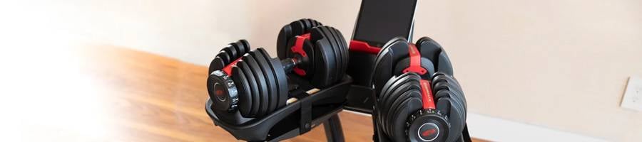 bowflex dumbbells review banner