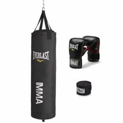 Sporteq 5ft Punch Bag Heavy Filled Hanging Kickboxing MMA Punching 10pcs Set Kit 