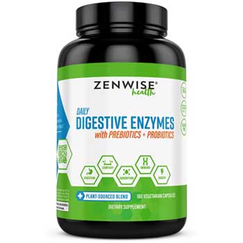 Zenwise Health Digestive Enzymes Plus Prebiotics & Probiotics Supplement