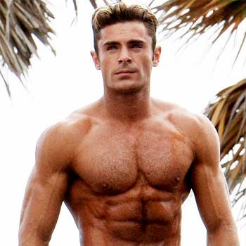 zac efron ripped body