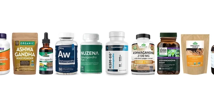 A line up of best Ashwagandha supplements
