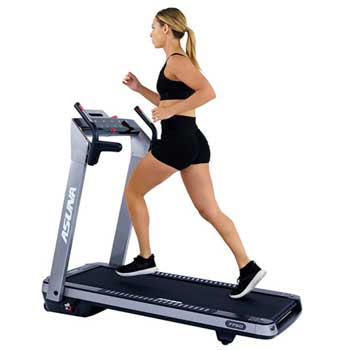 Treadmill - Sunny Health & Fitness Asuna SpaceFlex Motorized Running Treadmill