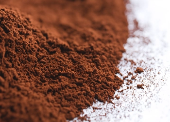 A close up shot of caffeine powder