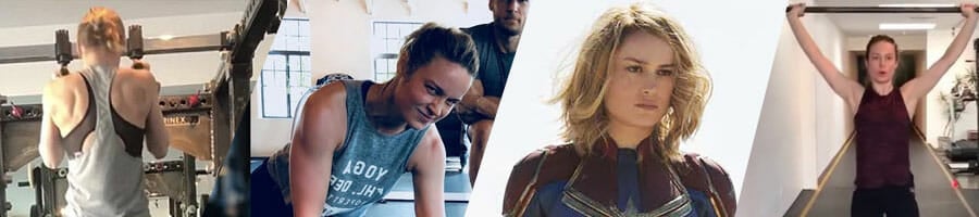 brie larson workout