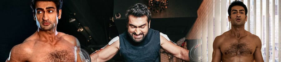 Kumail Nanjani showing his physique