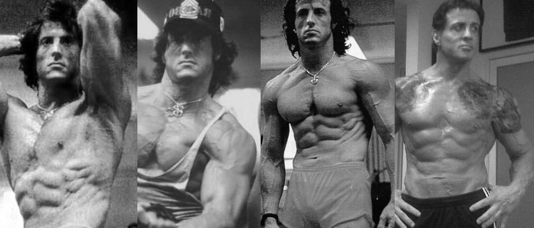 Sylvester stallone young workout