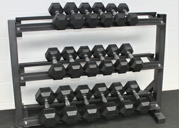 dumbbell rack weght