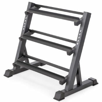 Fashion888 Dumbbell Rack Compact Dumbbell Bracket Free Weight Stand for Home Gym Black Without Weights（Only Rack） 