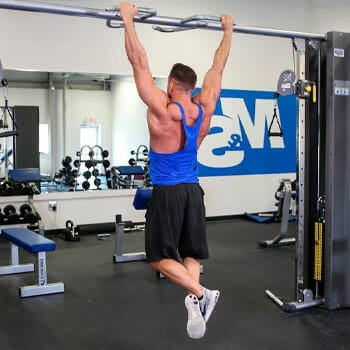 Wide-grip pull-ups