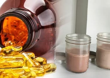 fish oil and protein drink