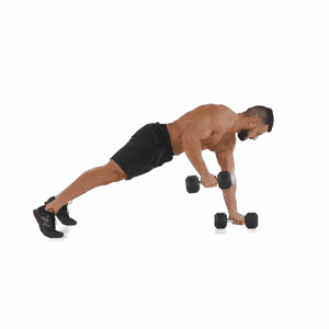 Dumbbell Push-Up Reaches