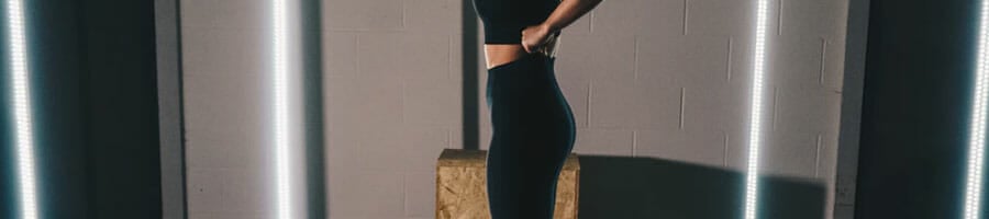 woman in yoga pants