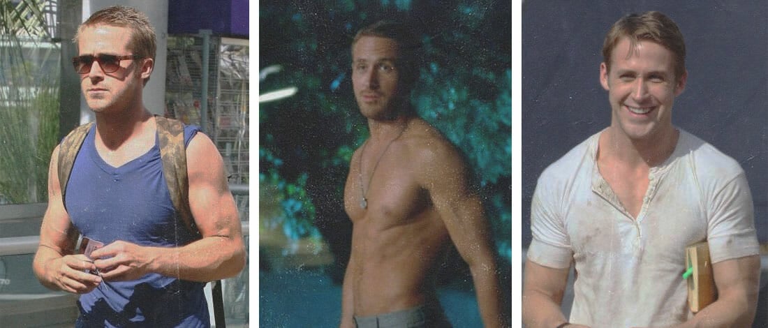 ryan gosling before and after workout