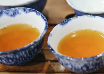 white tea in a cup