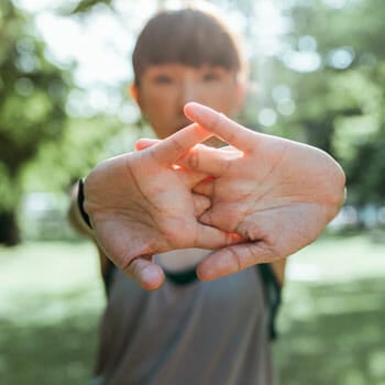 hand stretching