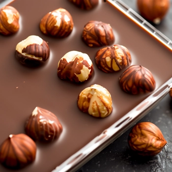 Close up shot of Chocolate Hazelnut