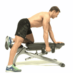 Single-Arm Dumbbell Bench-Supported Row