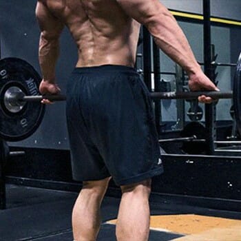 Wide grip deadlift workout for the back muscles