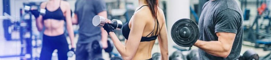 couple working out in the gym