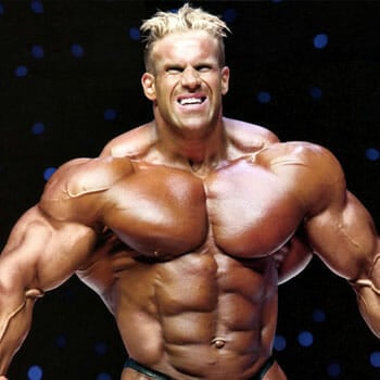 Jay Cutler during a bodybuilder competition