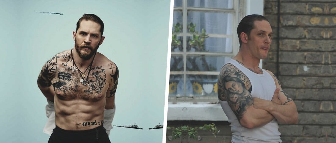 tom hardy muscles